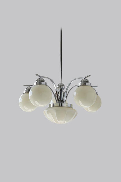 Ryttenberg Glass Globe Chandelier - view 20 | morylighting
