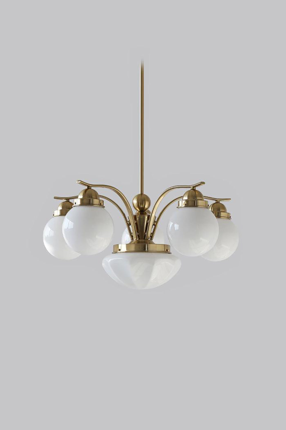 Ryttenberg Glass Globe Chandelier - view 21 | morylighting