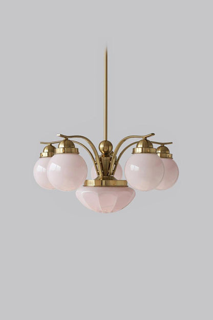 Ryttenberg Glass Globe Chandelier - view 22 | morylighting