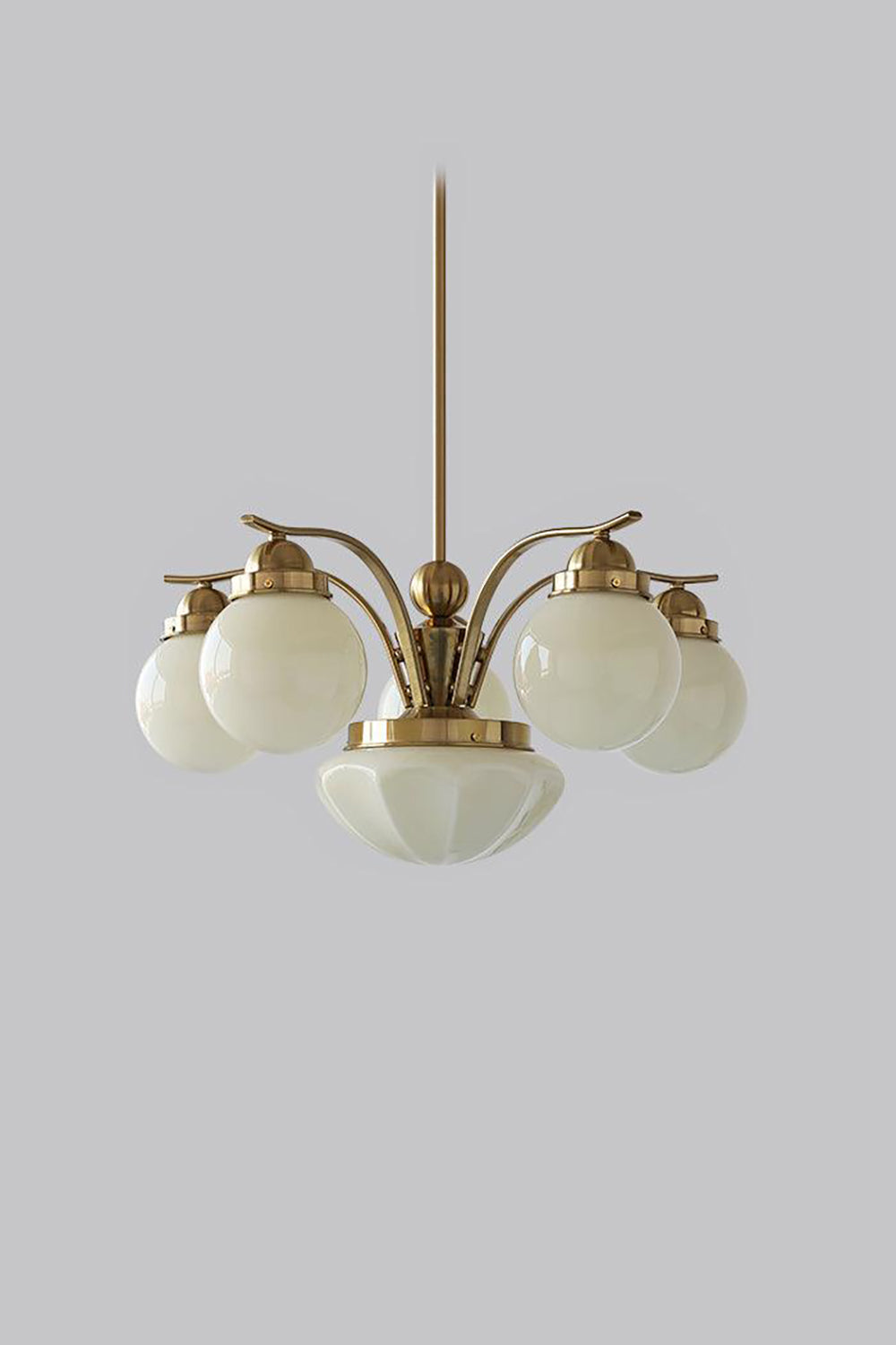 Ryttenberg Glass Globe Chandelier - view 23 | morylighting