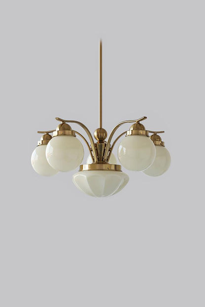 Ryttenberg Glass Globe Chandelier - view 23 | morylighting