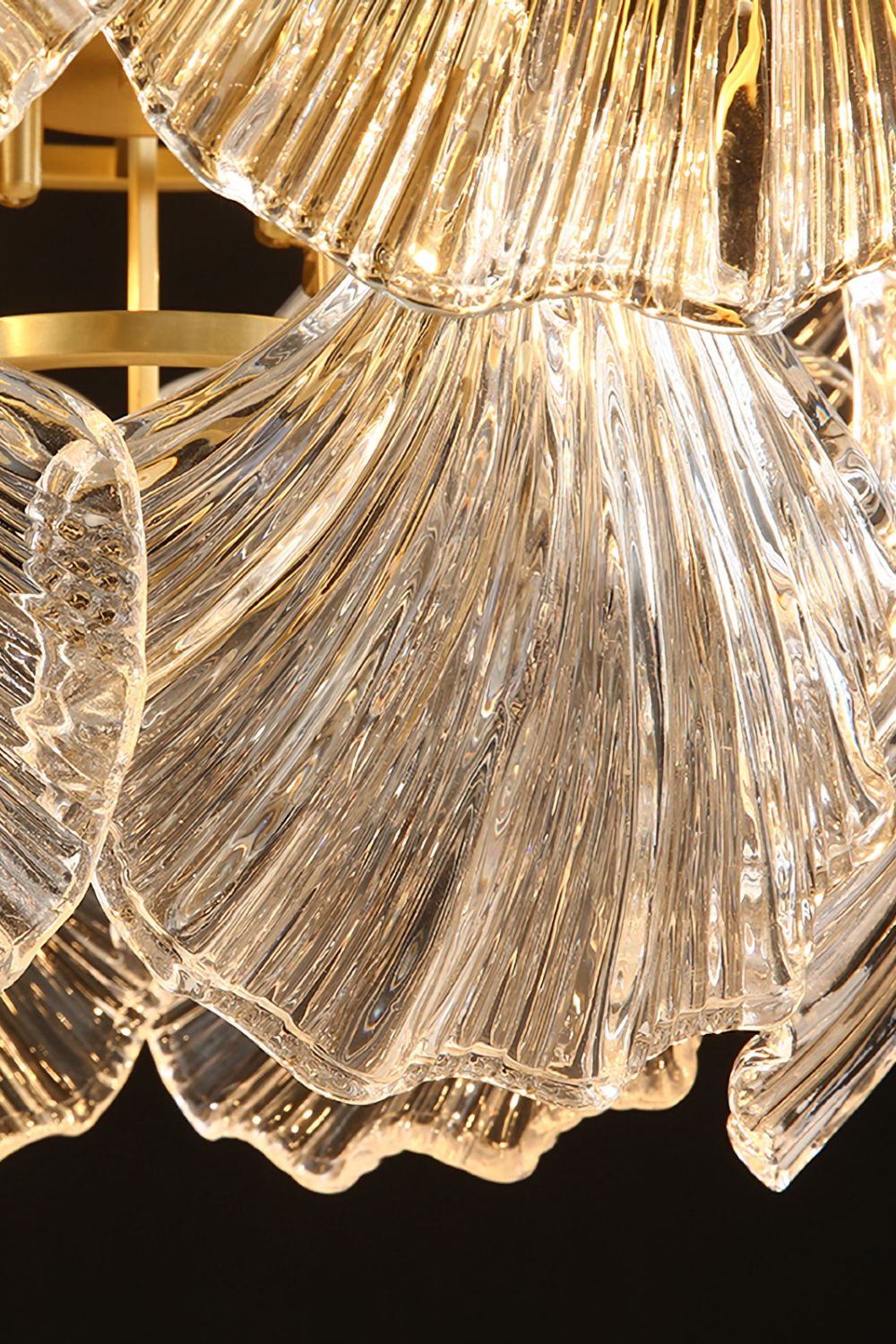Scallop Shaped Chandelier Light - morylighting