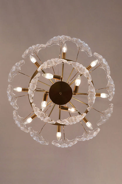 Scallop Shaped Chandelier Light - morylighting