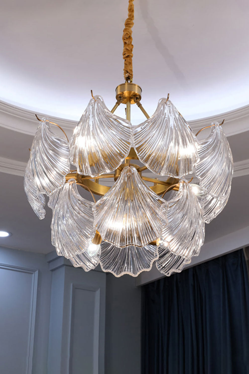 Scallop Shaped Chandelier Light - morylighting