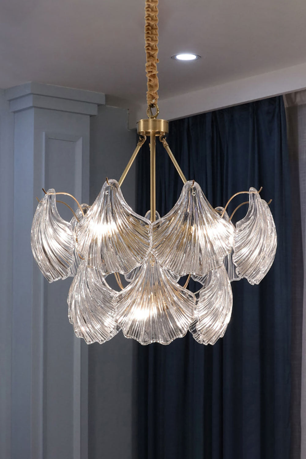Scallop Shaped Chandelier Light - morylighting