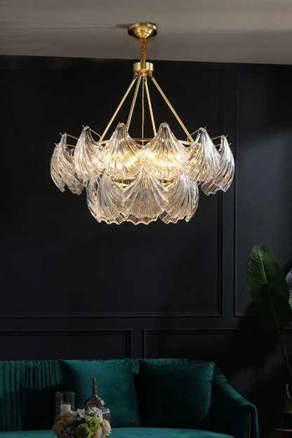 Scallop Shaped Chandelier Light - morylighting