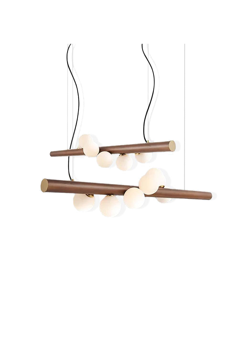 Scandinavian Linear Wooden Pendant Lamp | morylighting