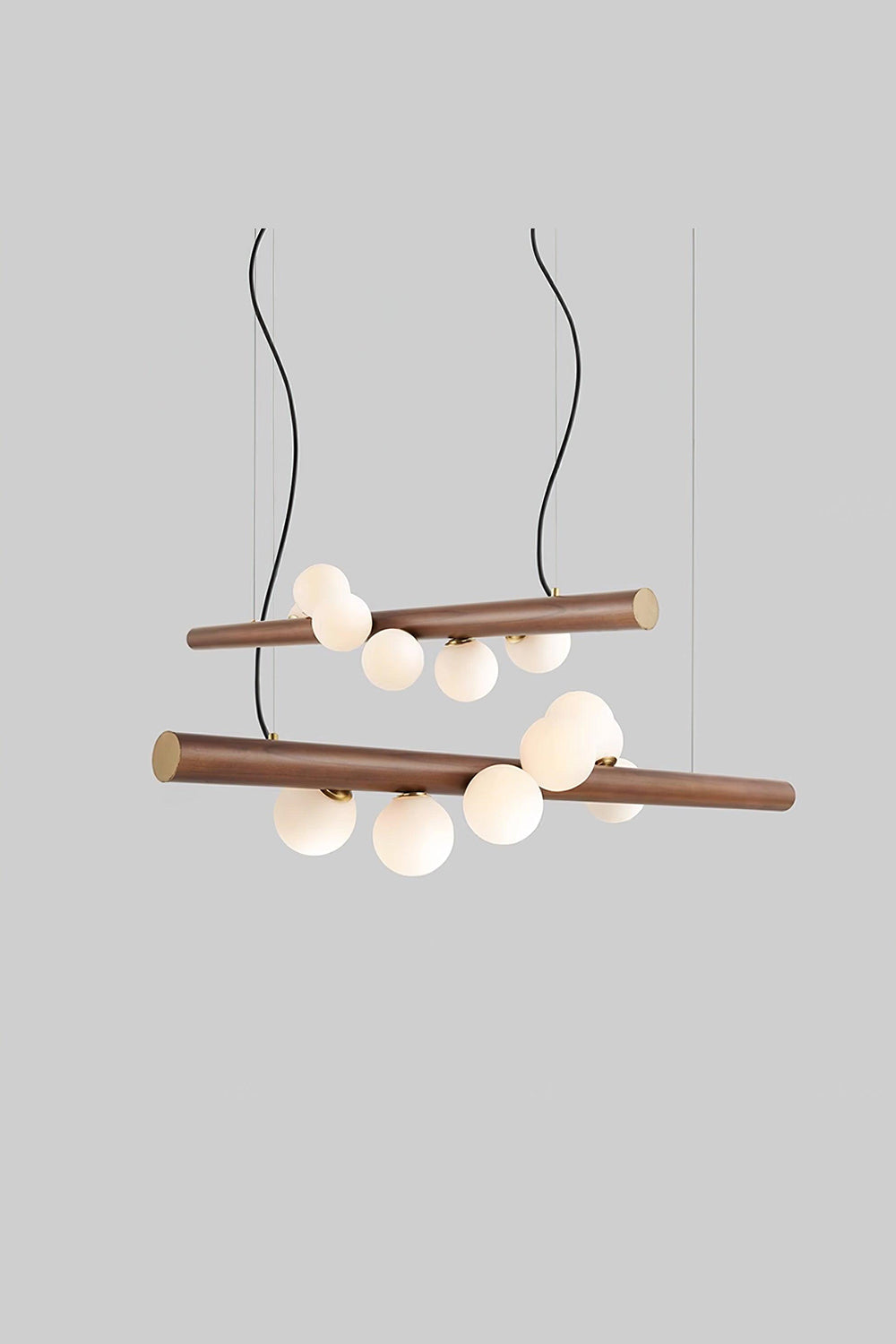 Scandinavian Linear Wooden Pendant Lamp - view 7 | morylighting