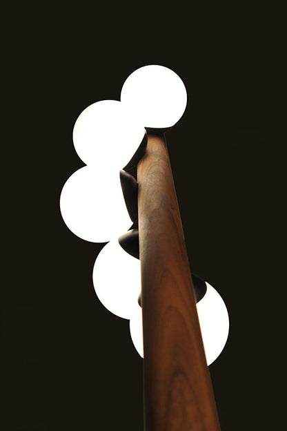 Scandinavian Linear Wooden Pendant Lamp - view 6 | morylighting