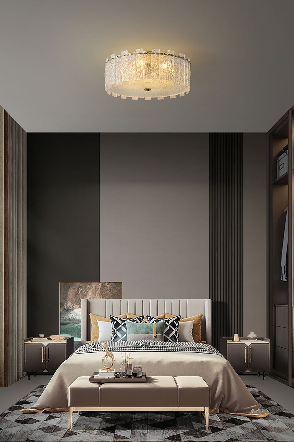 Scattered Glass Ceiling Lamp - morylighting