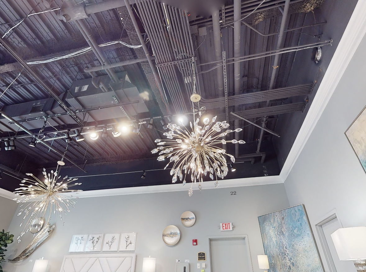 Reveille Crystal Constellation Seven-Light Pendant Chandelier - morylighting