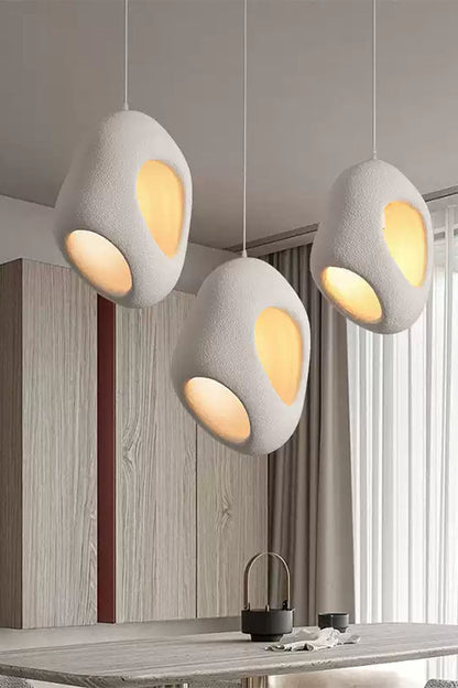 Sculptural Japandi Pendant Lamp - view 5 | morylighting