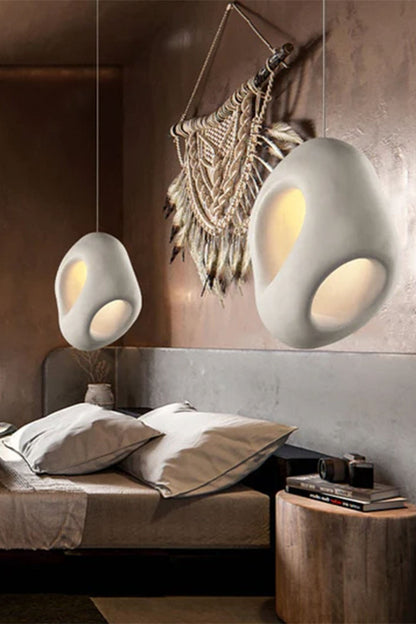 Sculptural Japandi Pendant Lamp - view 6 | morylighting