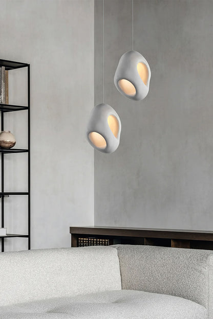 Sculptural Japandi Pendant Lamp - view 7 | morylighting