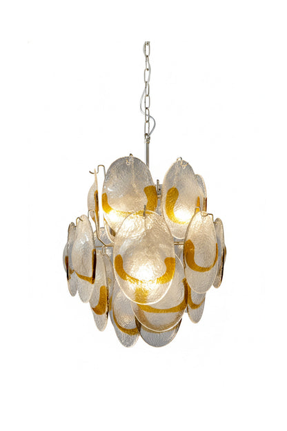 Shell-Shaped Glass Chandelier | morylighting