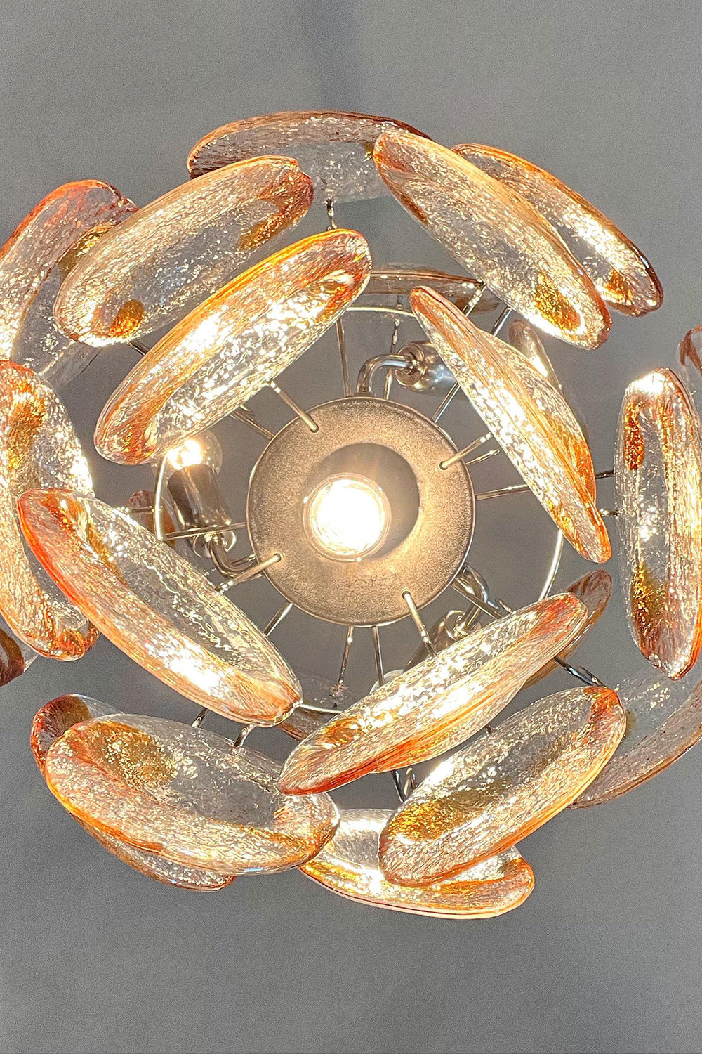 Shell-Shaped Glass Chandelier - view 22 | morylighting