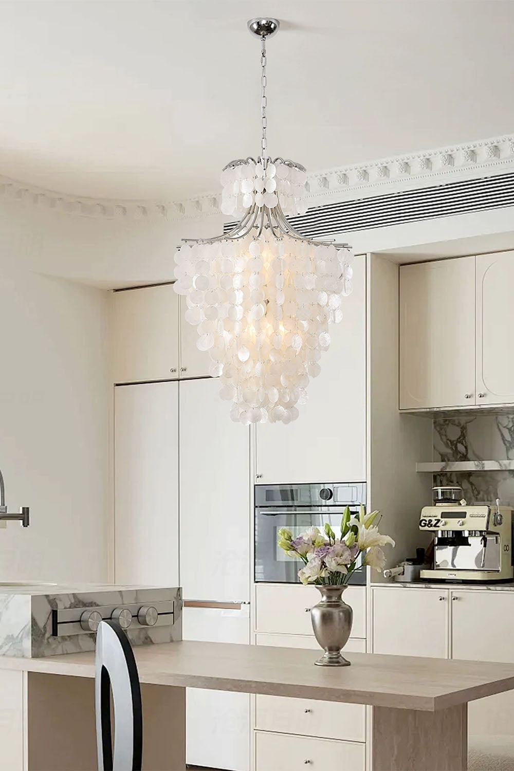 Shell Double-layer Chandelier - view 4 | morylighting