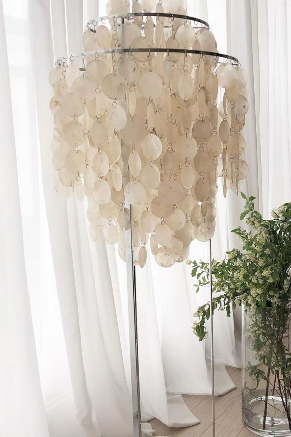Vintage Shell Floor Lamp - view 14 | morylighting