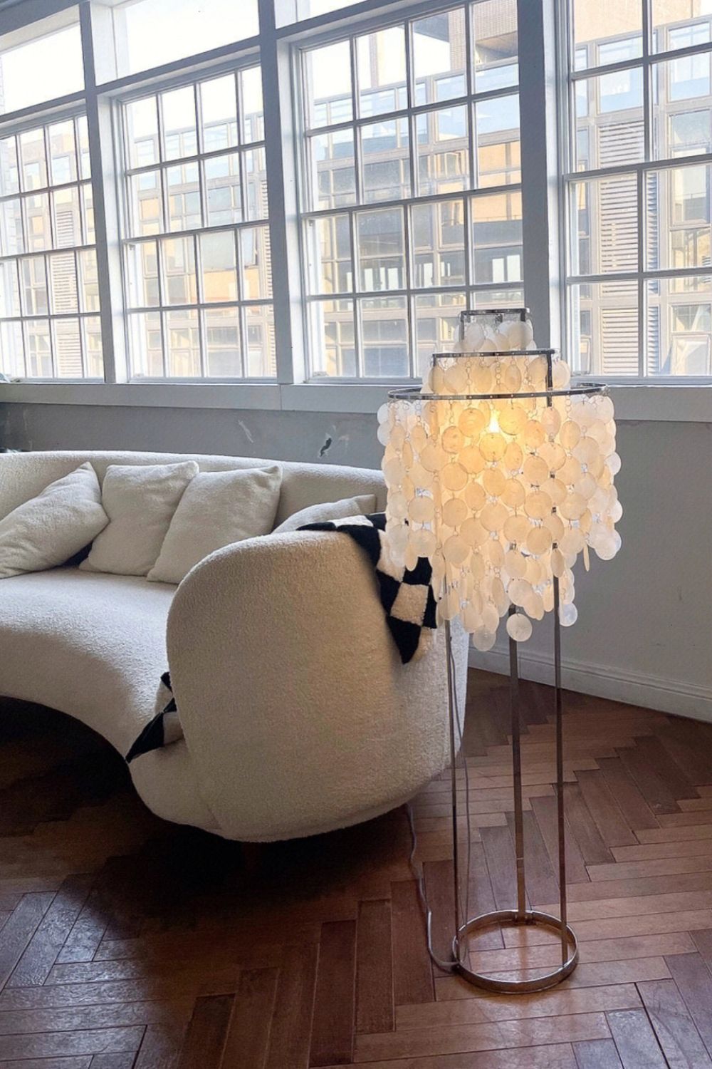 Vintage Shell Floor Lamp - view 22 | morylighting
