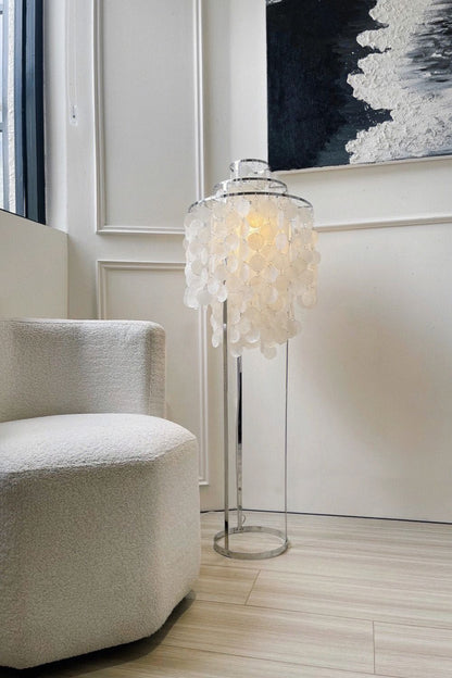 Vintage Shell Floor Lamp - view 3 | morylighting