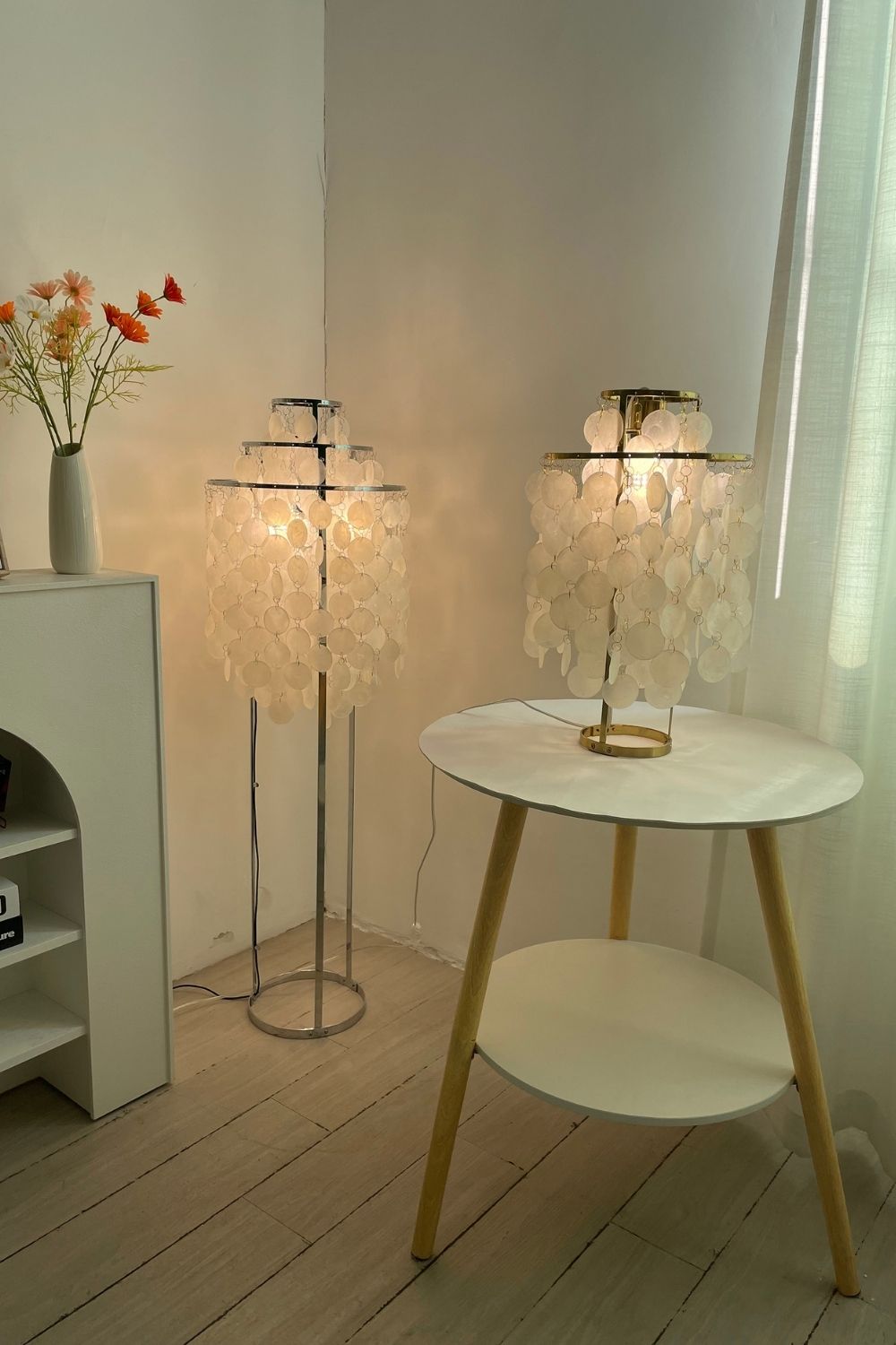 Vintage Shell Floor Lamp - view 31 | morylighting