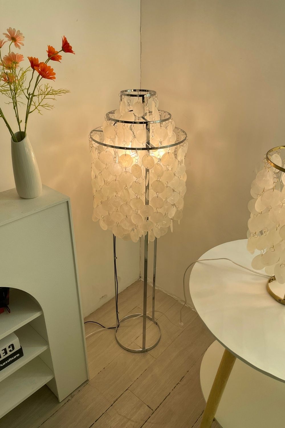 Vintage Shell Floor Lamp - view 32 | morylighting