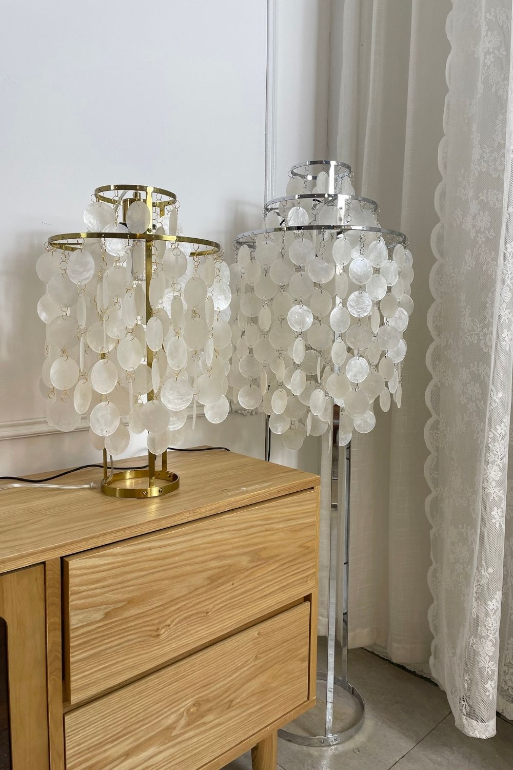 Vintage Shell Floor Lamp - view 39 | morylighting