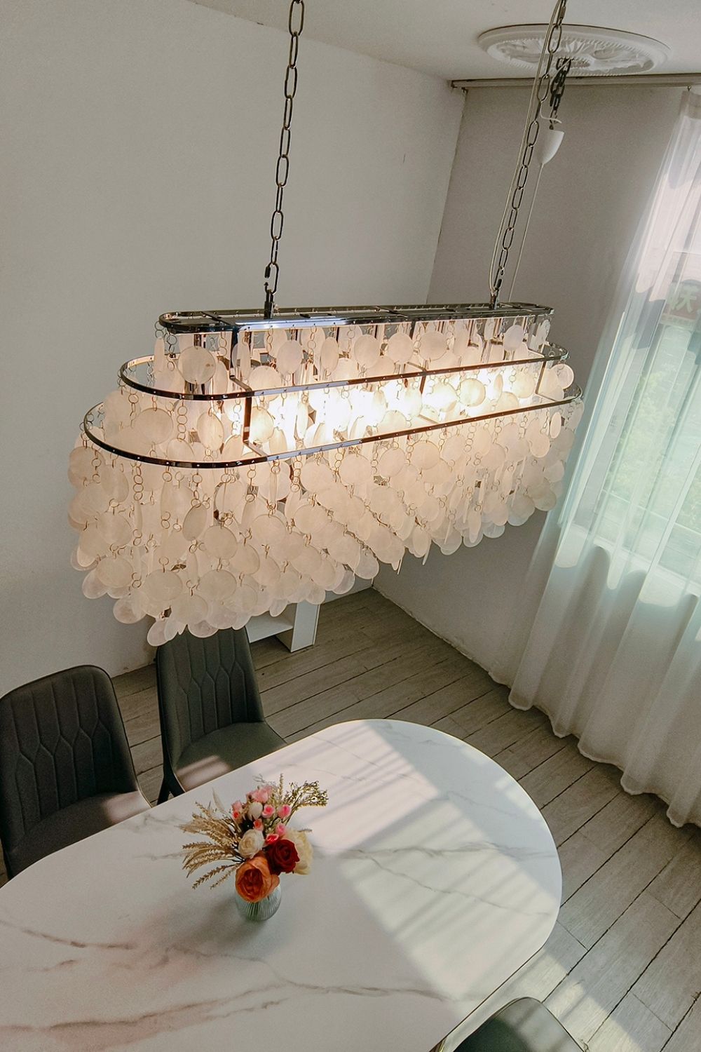 Shell Chandelier - view 11 | morylighting