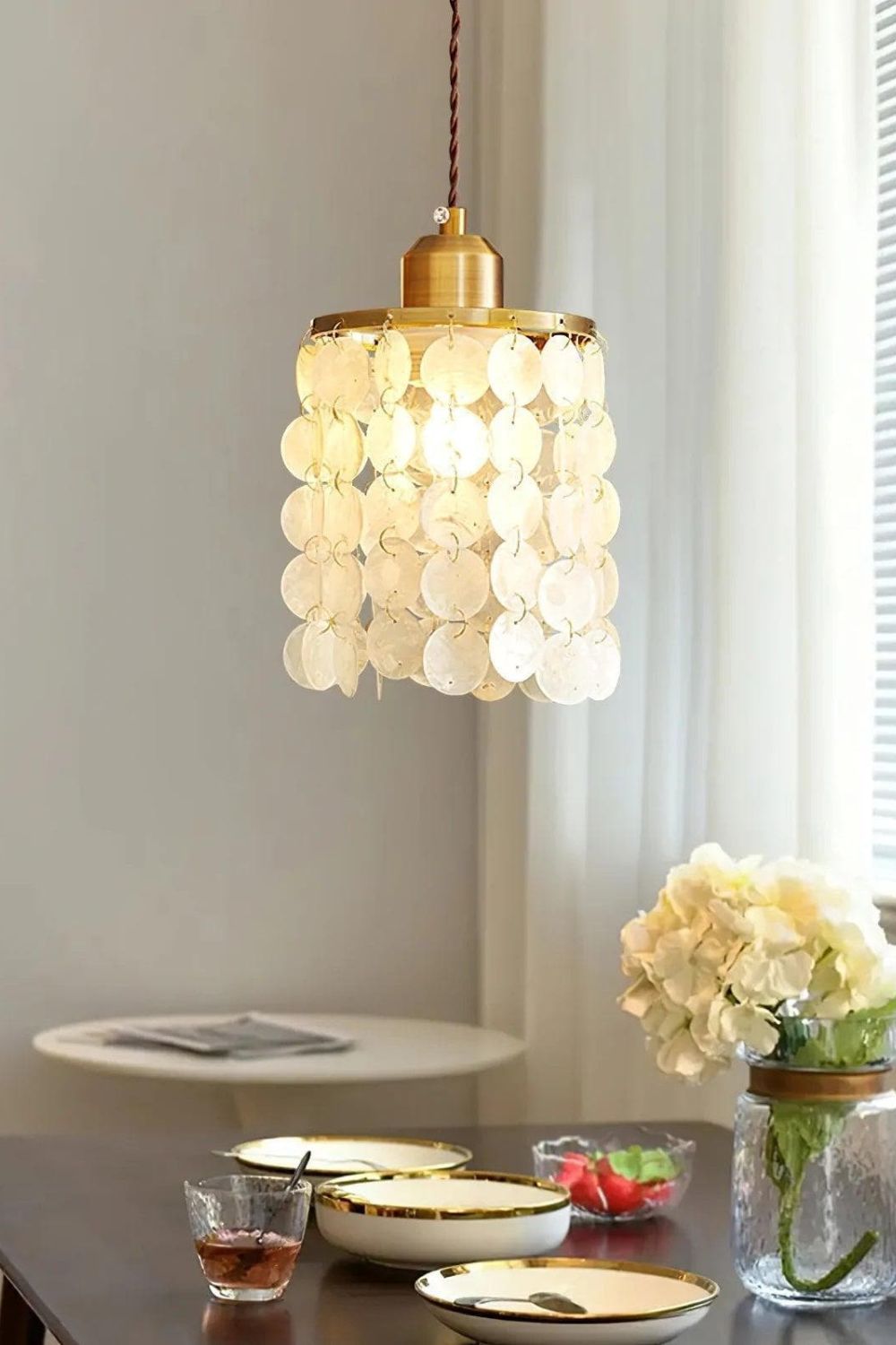 Shell Pendant Light - view 3 | morylighting