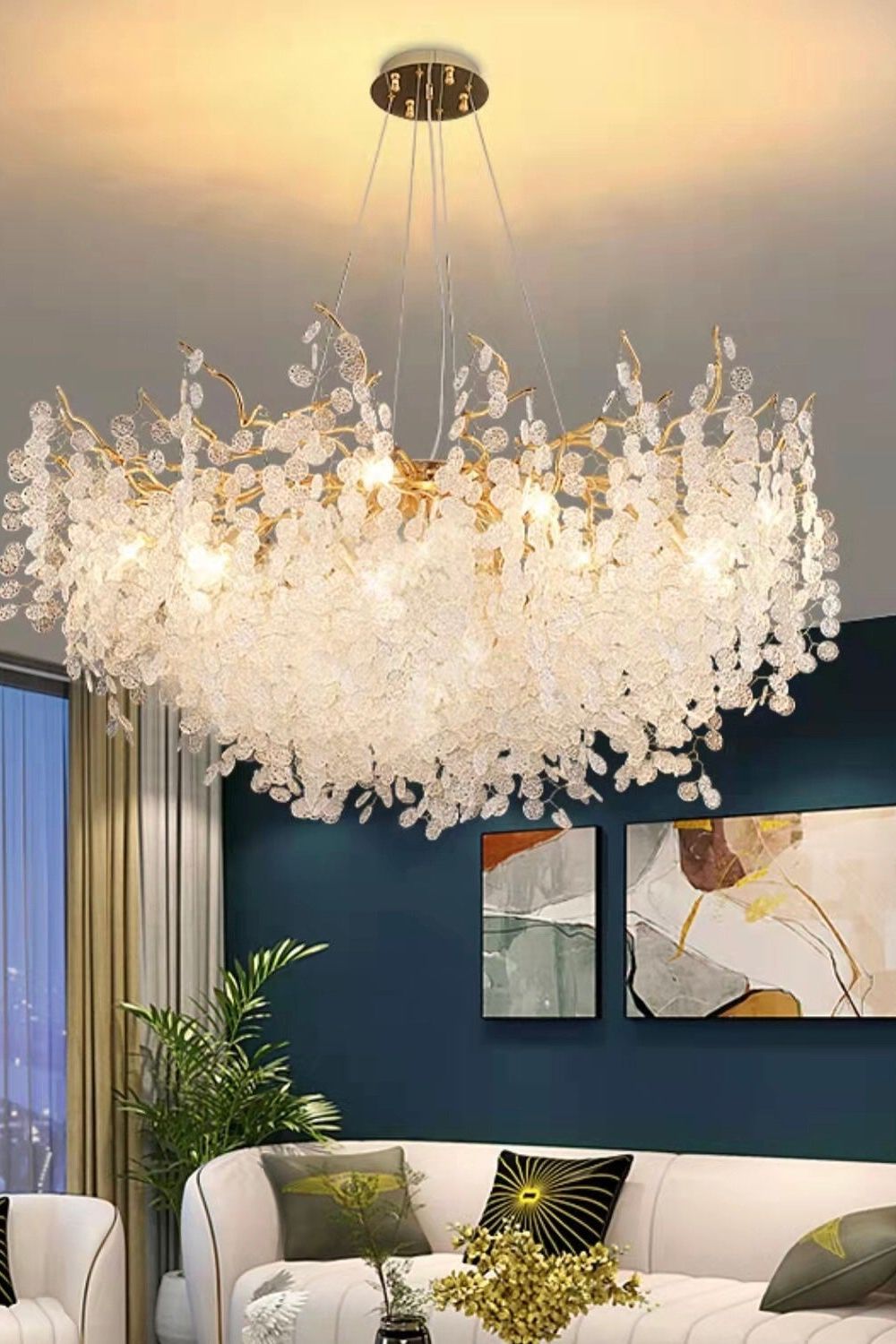 Shiro Noda Crystal Chandeliers - morylighting