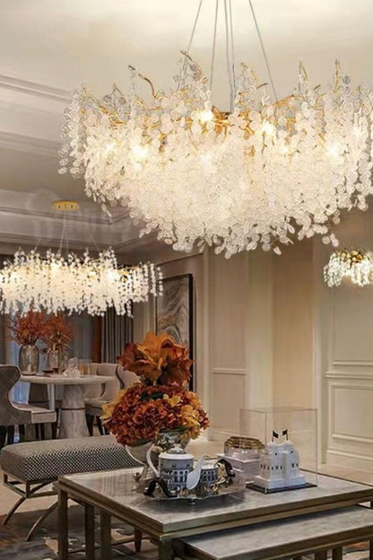 Shiro Noda Crystal Chandeliers - morylighting