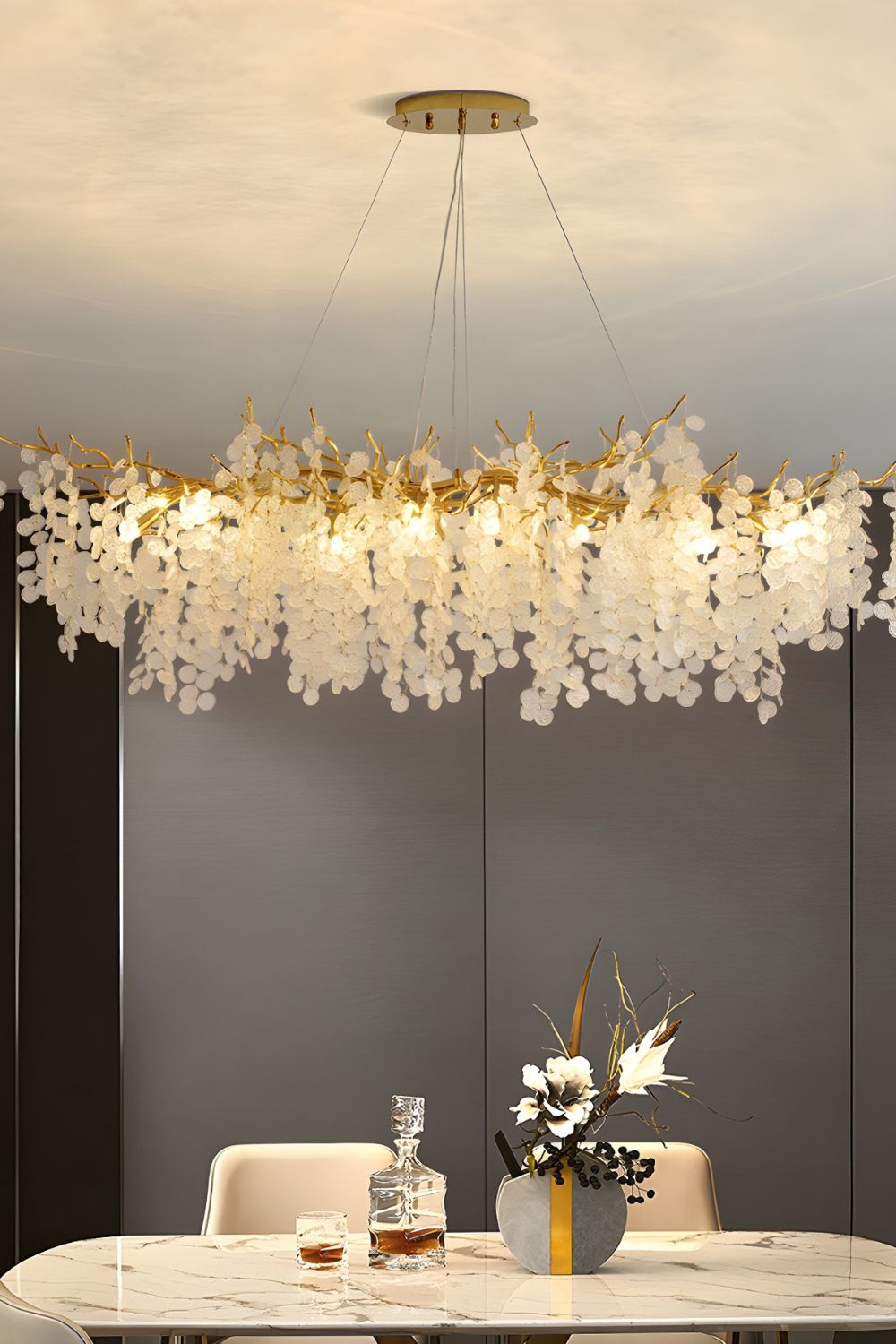 Shiro Noda Crystal Chandeliers - morylighting