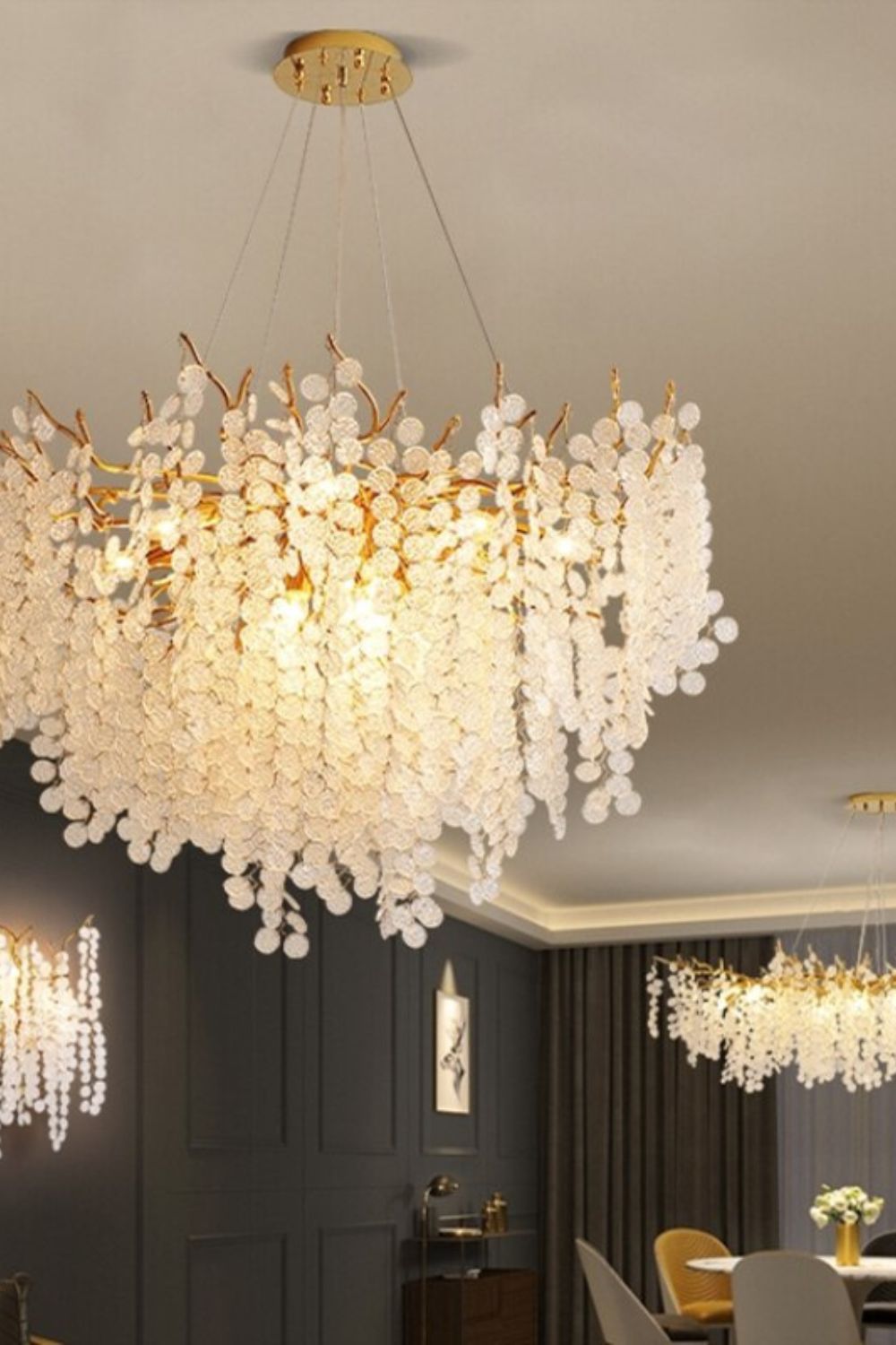 Shiro Noda Crystal Chandeliers - morylighting
