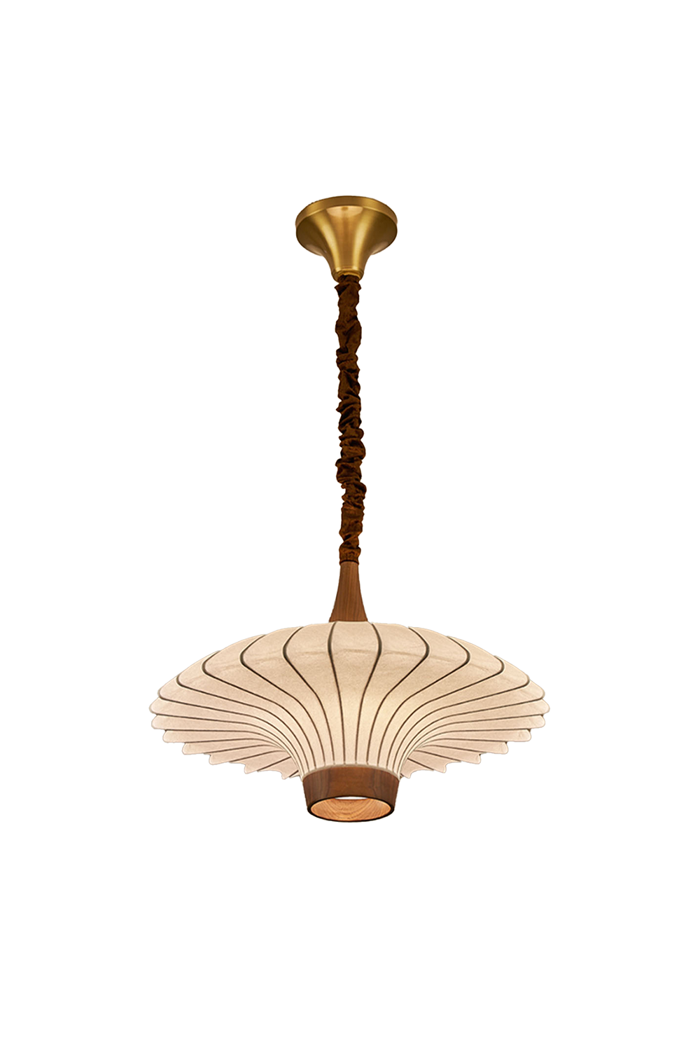 Silk Solid Wood Pendant Lamp | morylighting