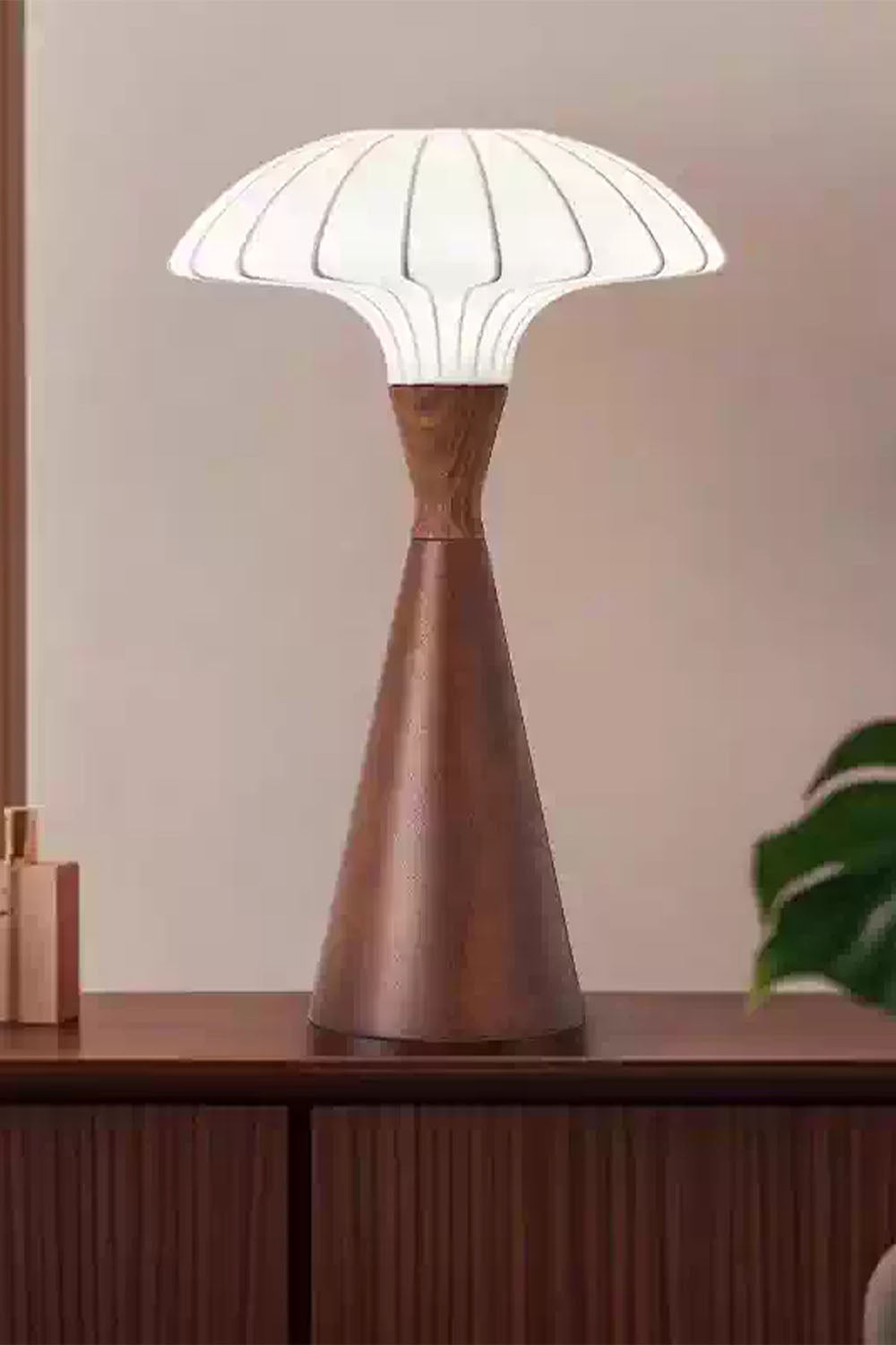 Silk Solid Wood Table Lamp - view 3 | morylighting
