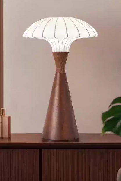 Silk Solid Wood Table Lamp - view 3 | morylighting