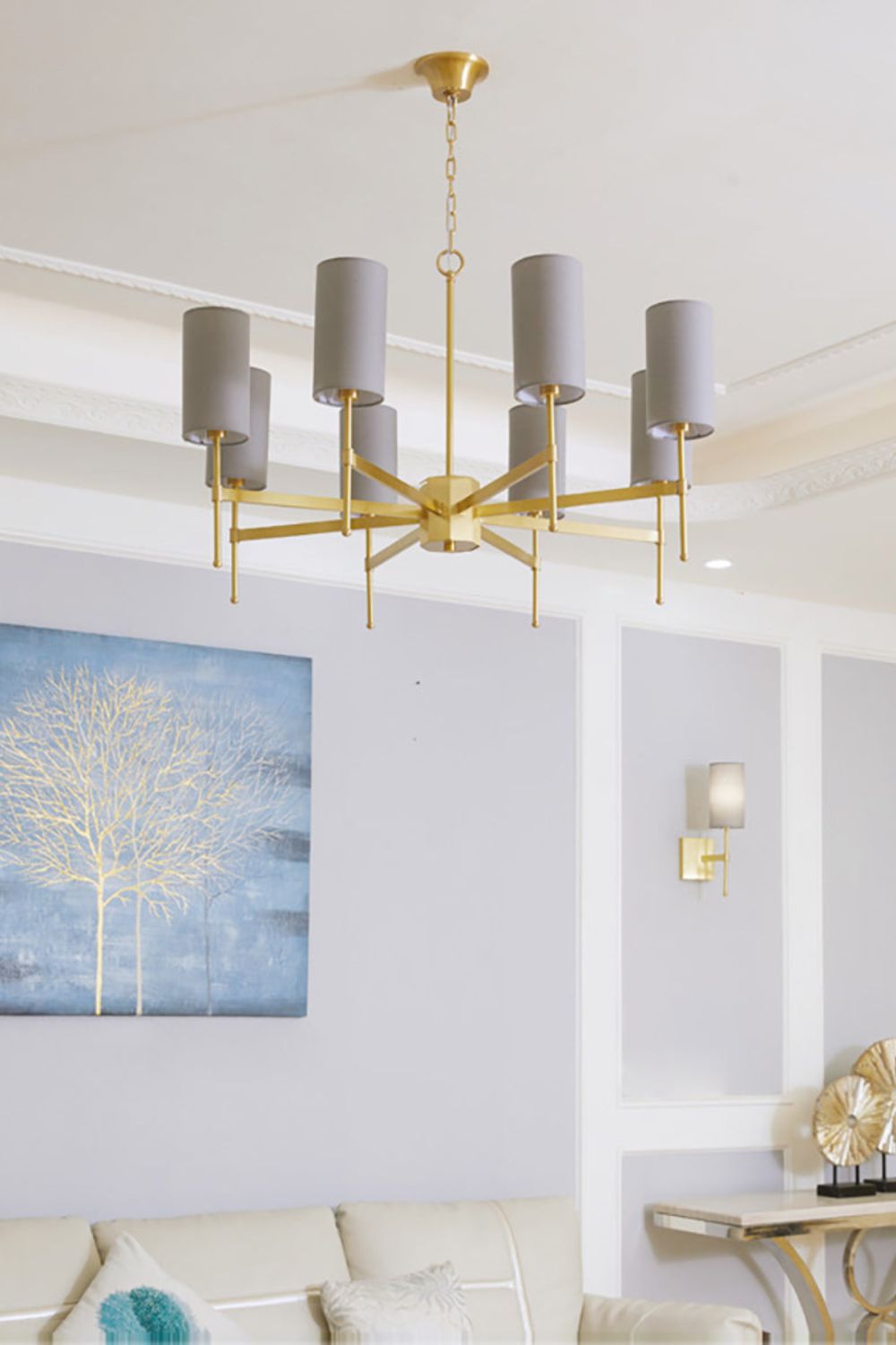 Silk Stem Chandelier - morylighting