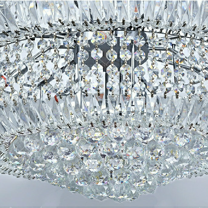 Morylighting Grand Radiance Round Crystal Chandelier - Background Shot