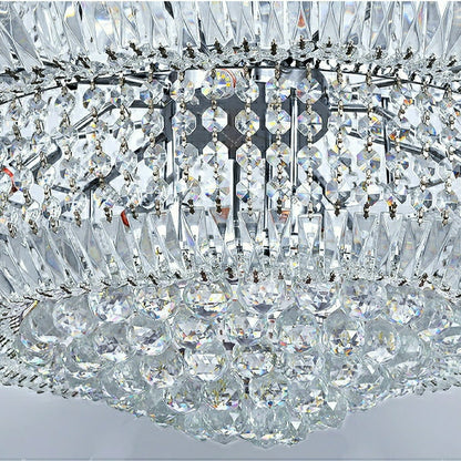 Morylighting Grand Radiance Round Crystal Chandelier - Background Shot