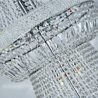 Morylighting Grand Radiance Round Crystal Chandelier - Background Shot