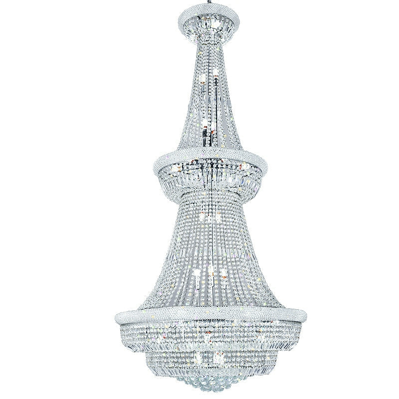 Morylighting Grand Radiance Round Crystal Chandelier - Background Shot