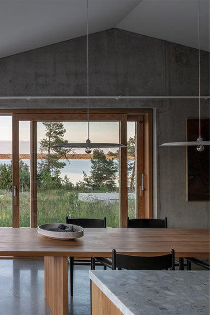 Simple Frisbee Pendant Light - view 3 | morylighting