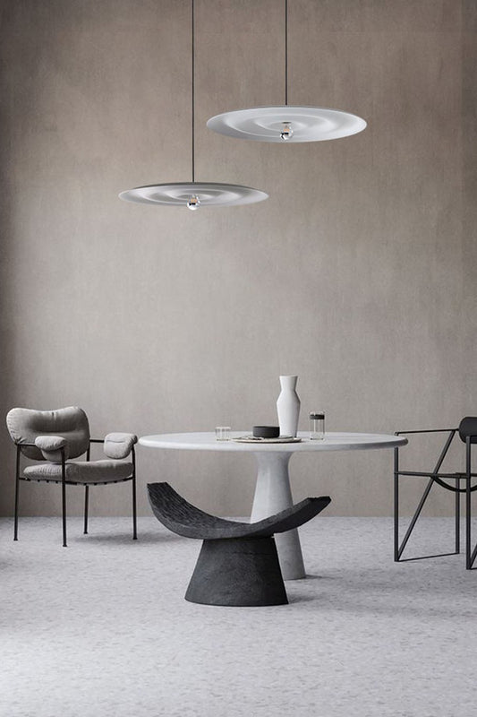 Simple Frisbee Pendant Light - view 2 | morylighting