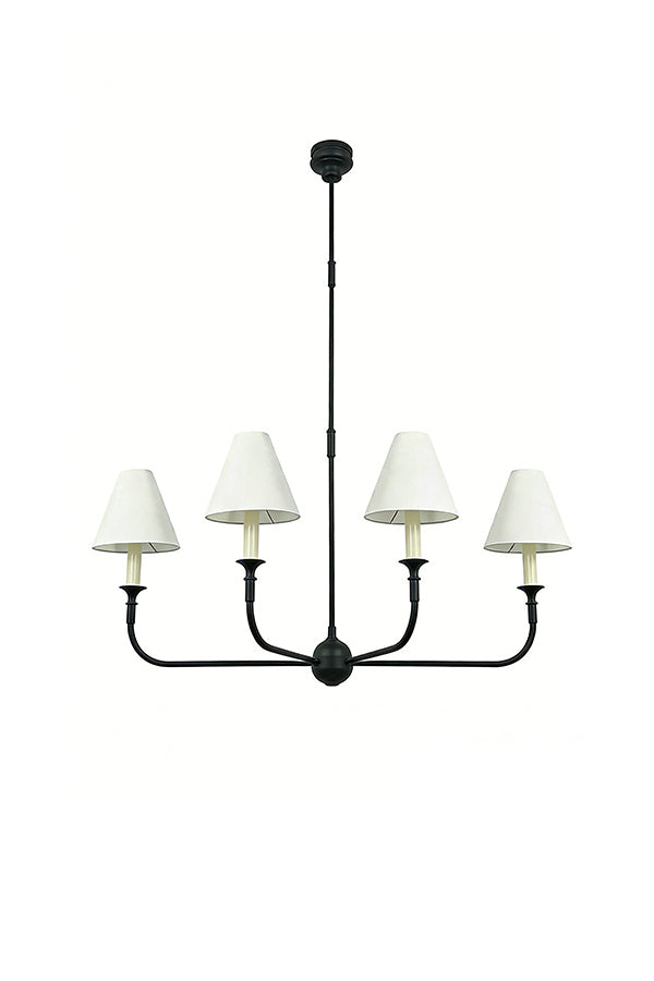 Simple Linear Chandelier - view 25 | morylighting