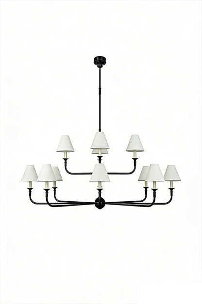 Simple Linear Chandelier - view 34 | morylighting