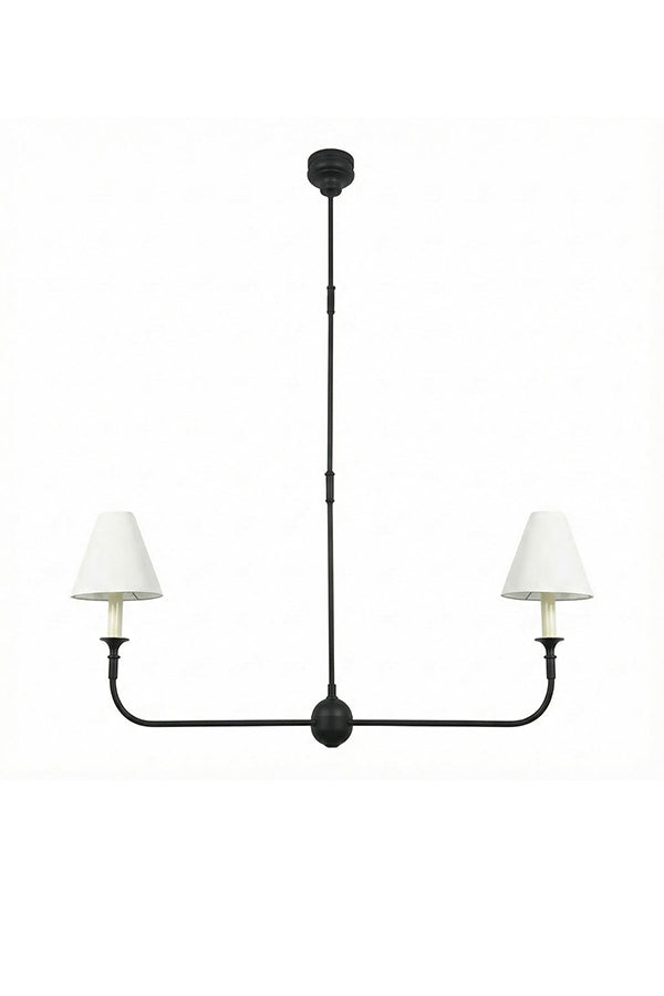 Simple Linear Chandelier - view 24 | morylighting