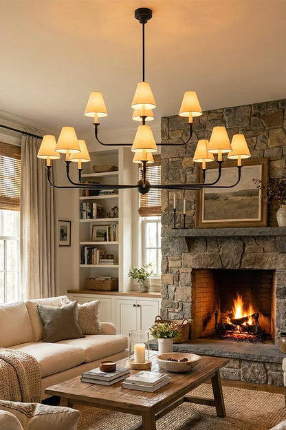 Simple Linear Chandelier - view 5 | morylighting