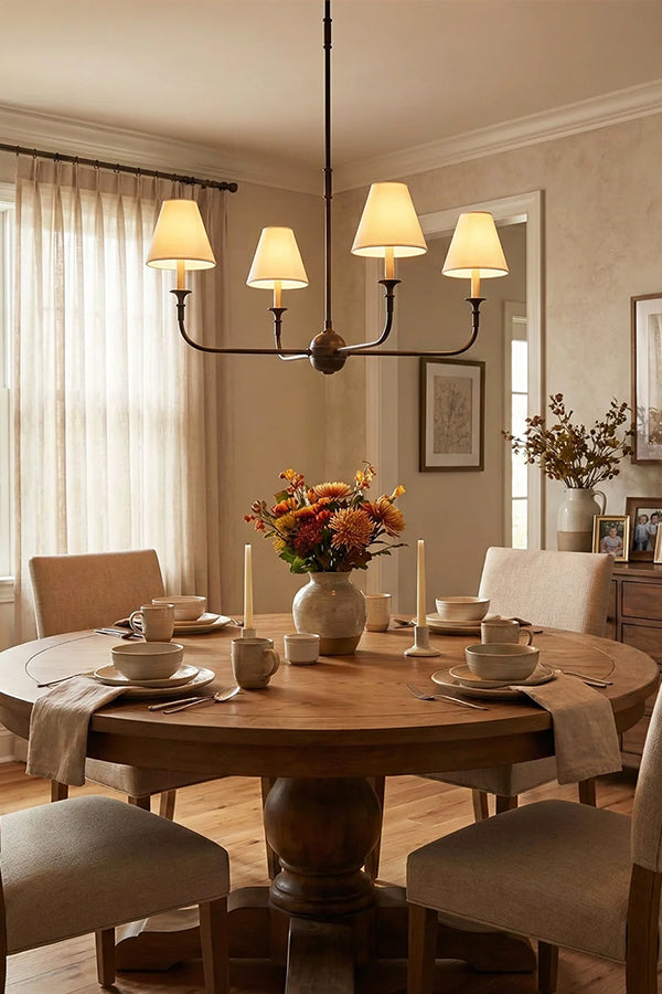 Simple Linear Chandelier - view 4 | morylighting