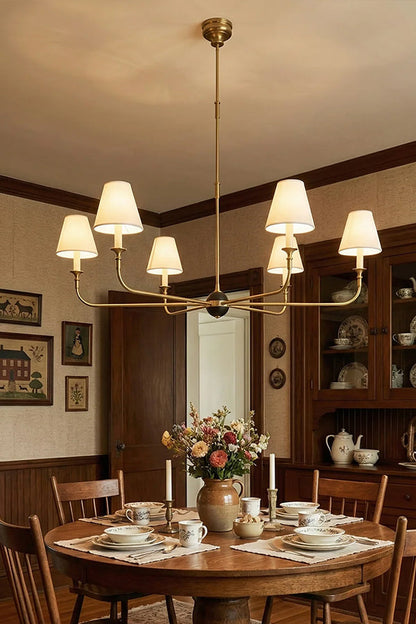 Simple Linear Chandelier - view 3 | morylighting