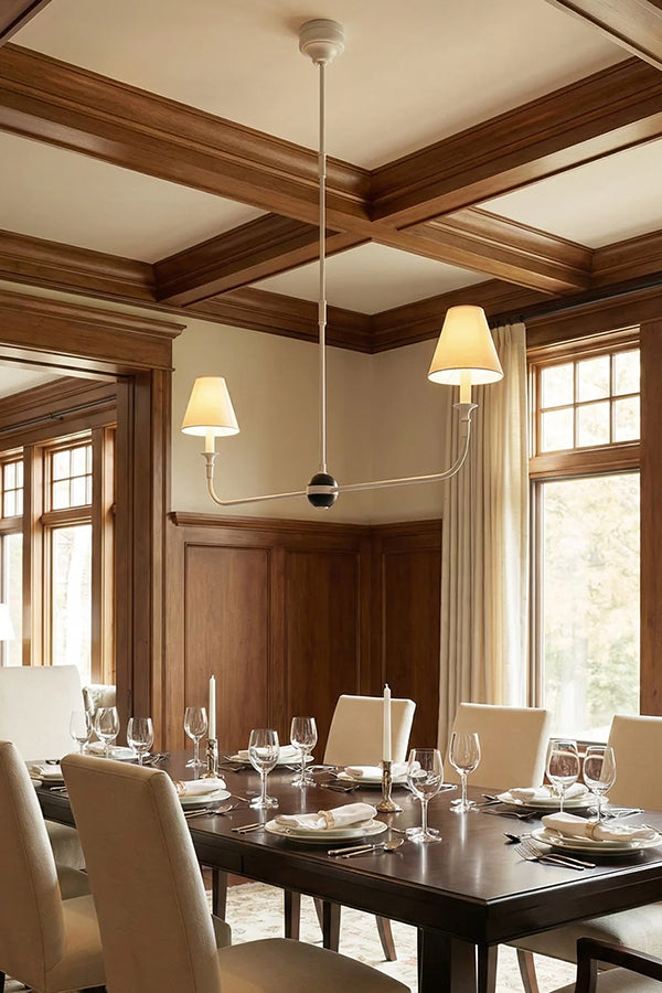 Simple Linear Chandelier - view 8 | morylighting